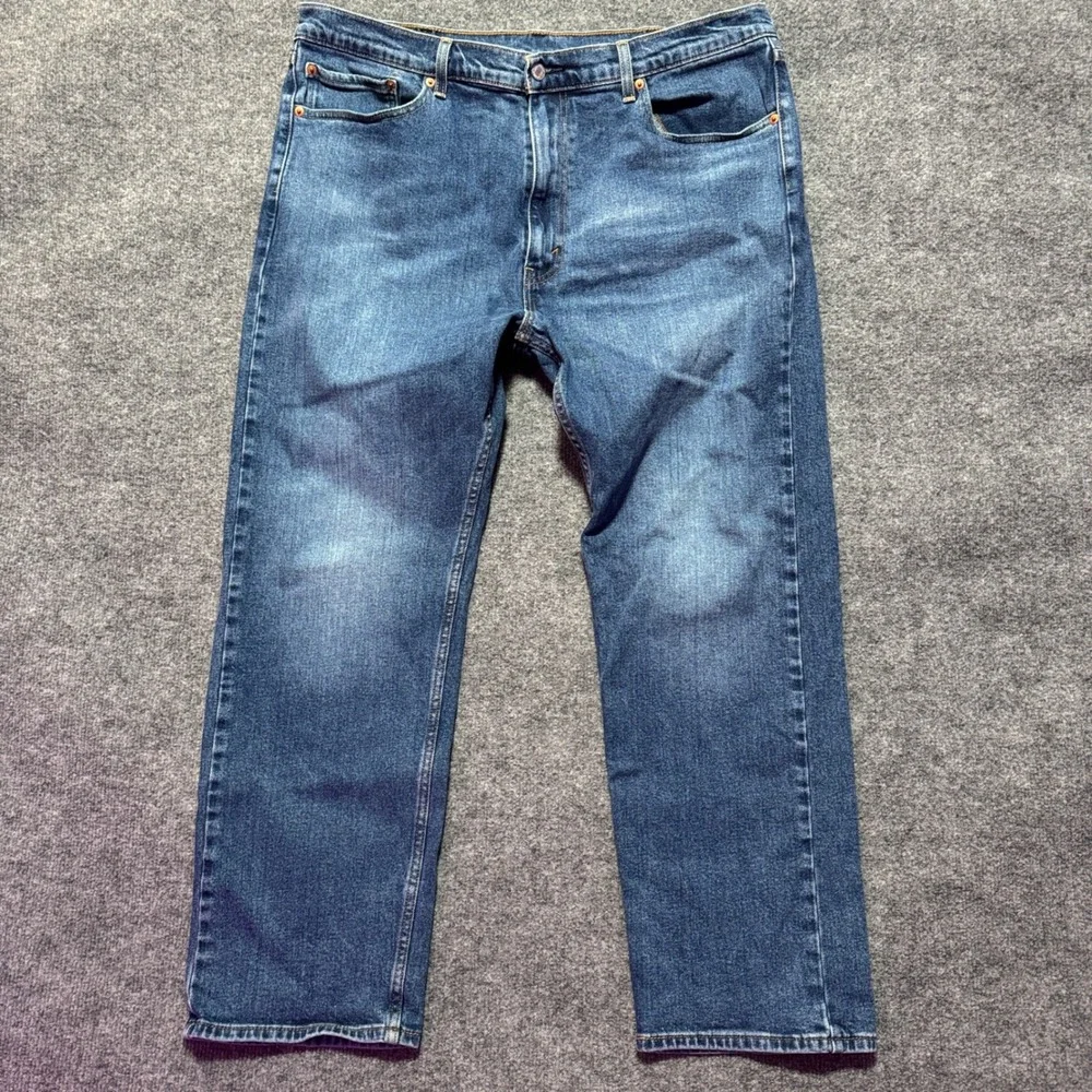 Levi's‎ 505 Regular Fit Jeans Mens W40 L30 Blue Denim Actual: 38x29